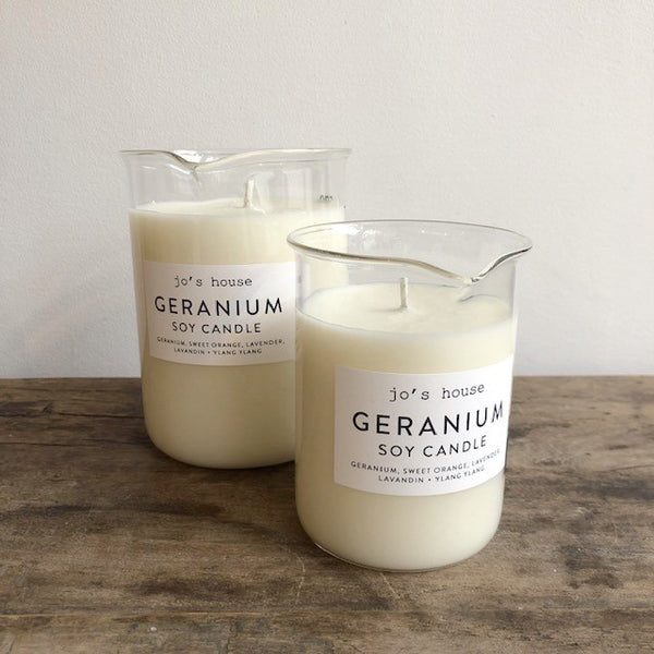 Jo's House Geranium Candle