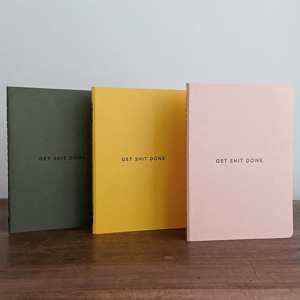 Get Shit Done – A6 Notebook