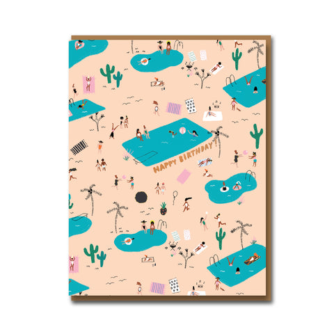 Pool Party Card