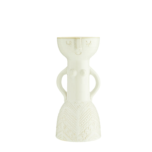 Stoneware Lady Vase