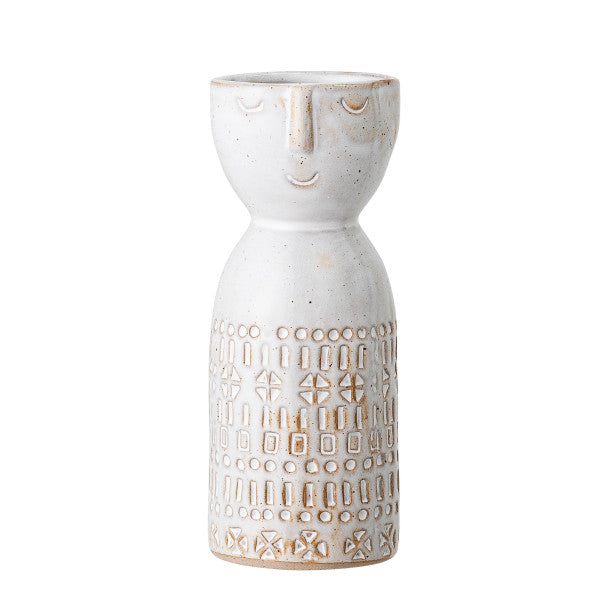 Stoneware Face Vase